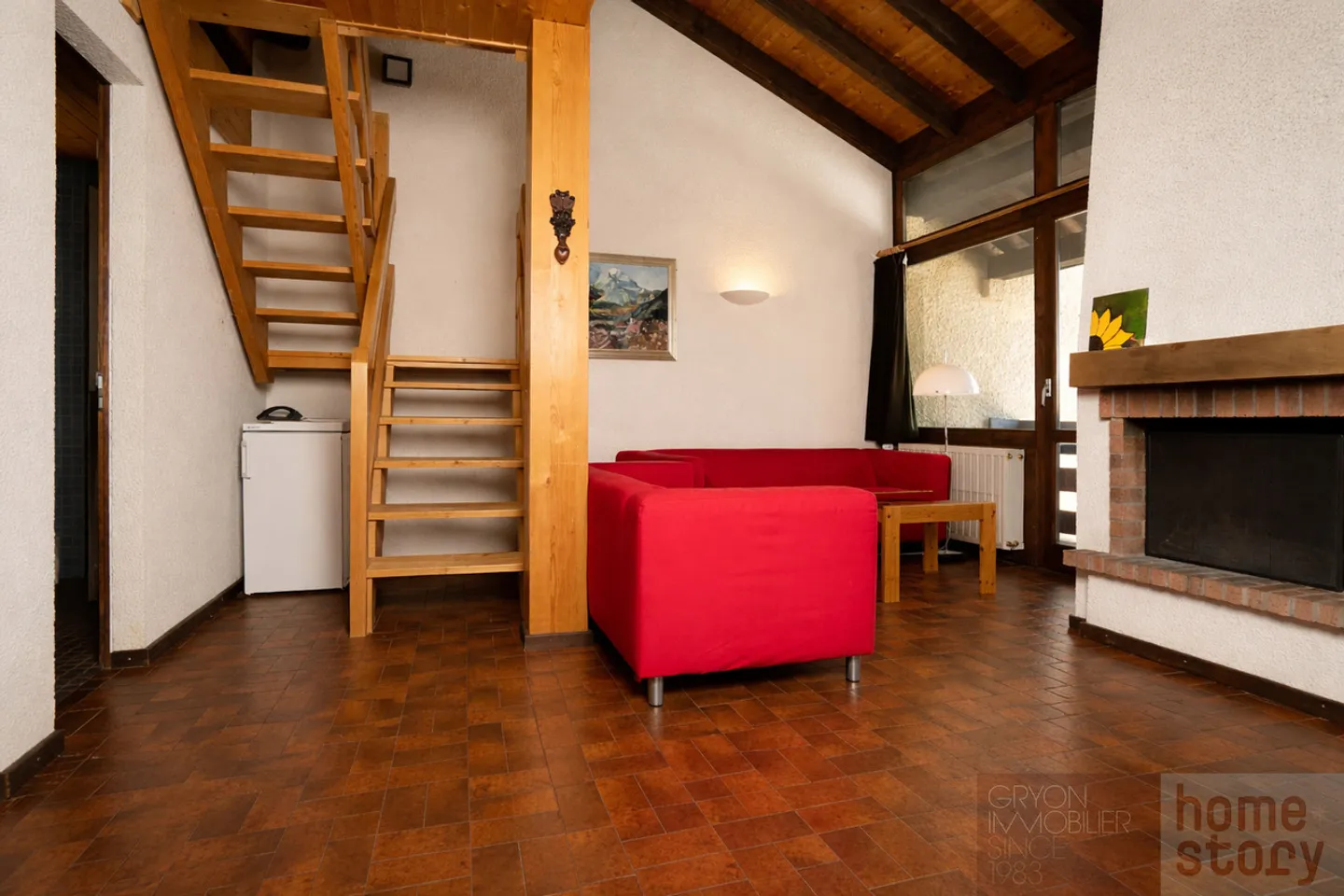 Duplex with fireplace and balcony in Gryon - Alpes des Chaux - Photo 5 of 10