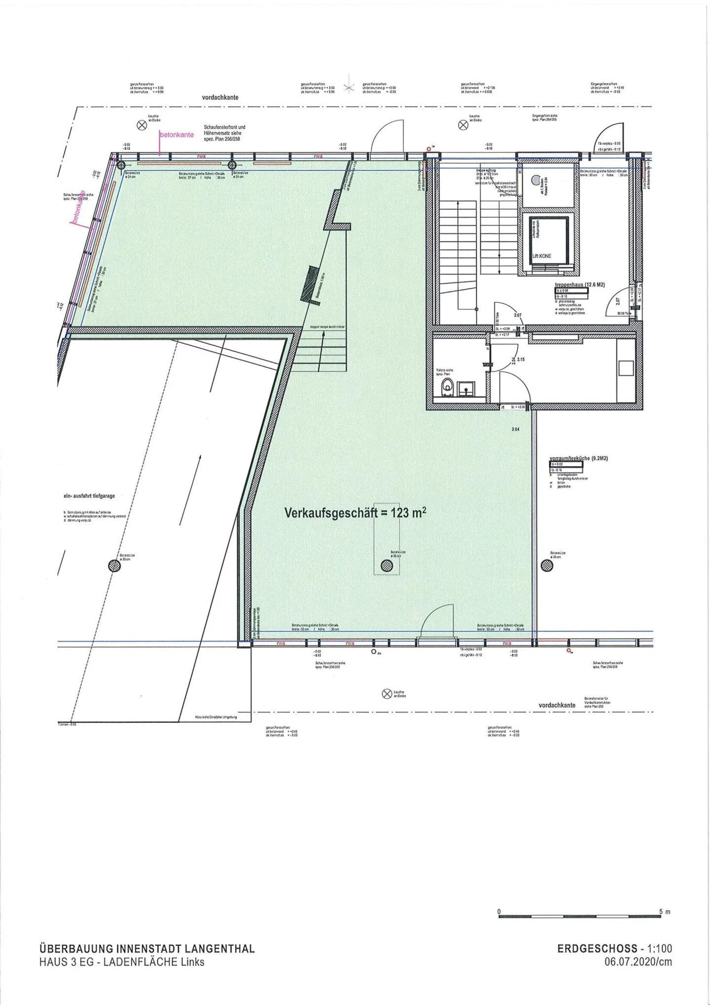 Cercasi nuovo inquilino per locale commerciale (125m2) nello sviluppo "Innenstadt" nel centro di Langenthal - Foto 9 di 12