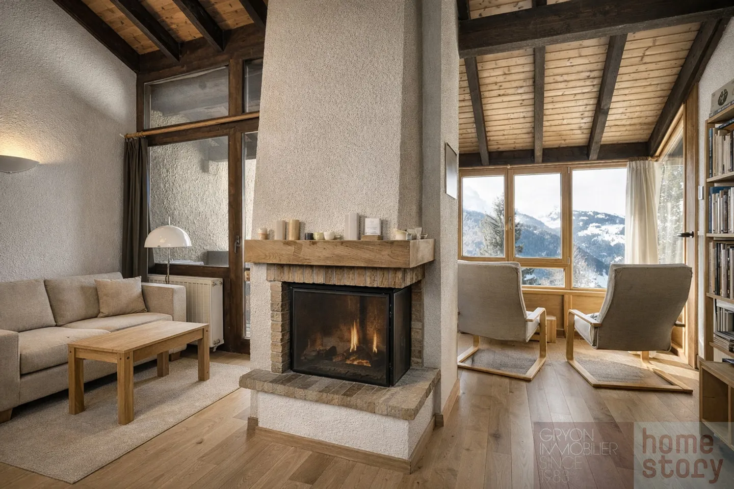 Duplex with fireplace and balcony in Gryon - Alpes des Chaux - Photo 9 of 10
