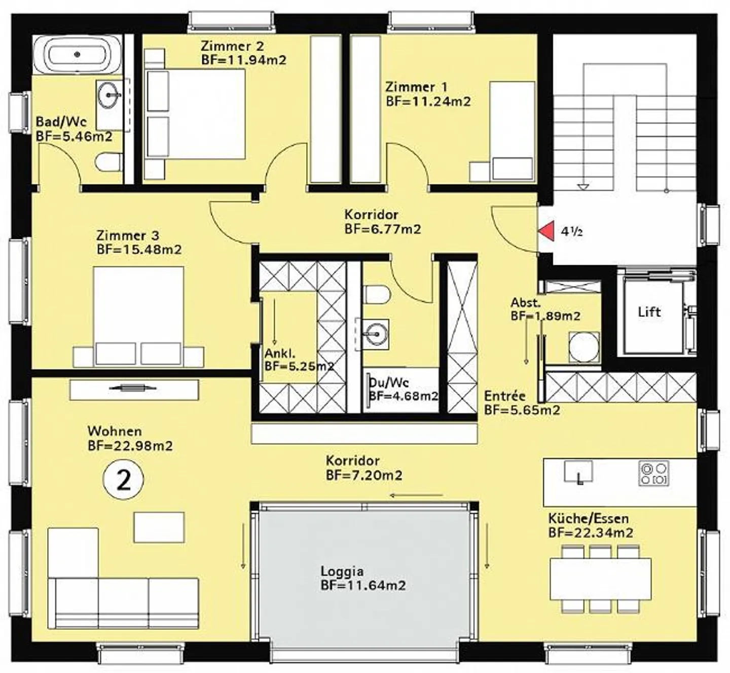 New Building - 4.5-Room Apartment in Laax - Photo 11 of 11