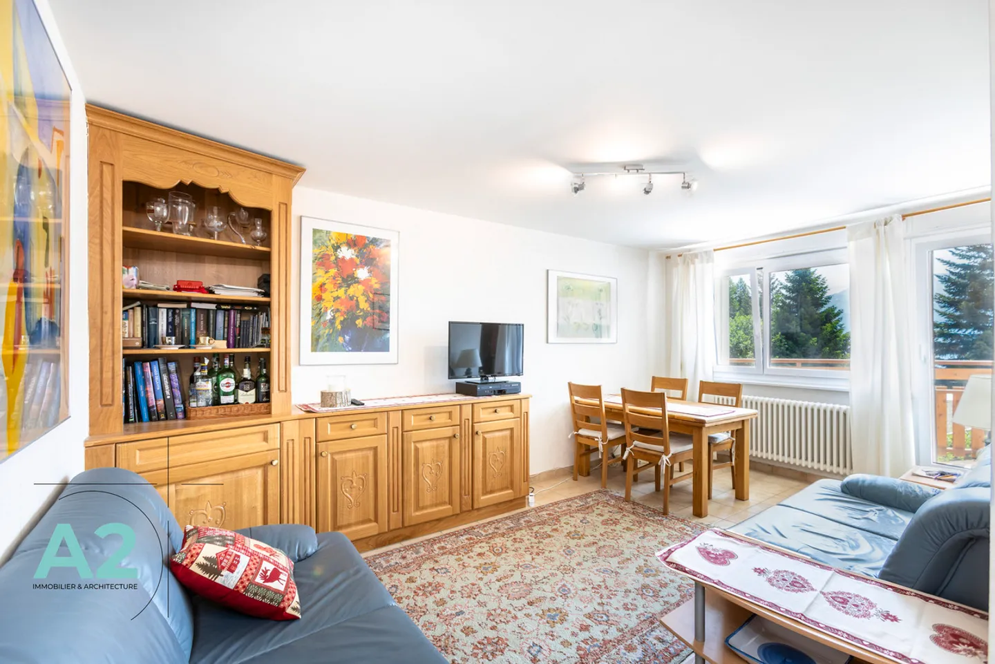 Appartamento 3,5 locali alle Violettes di fronte alle piste da sci - Foto 2 di 11