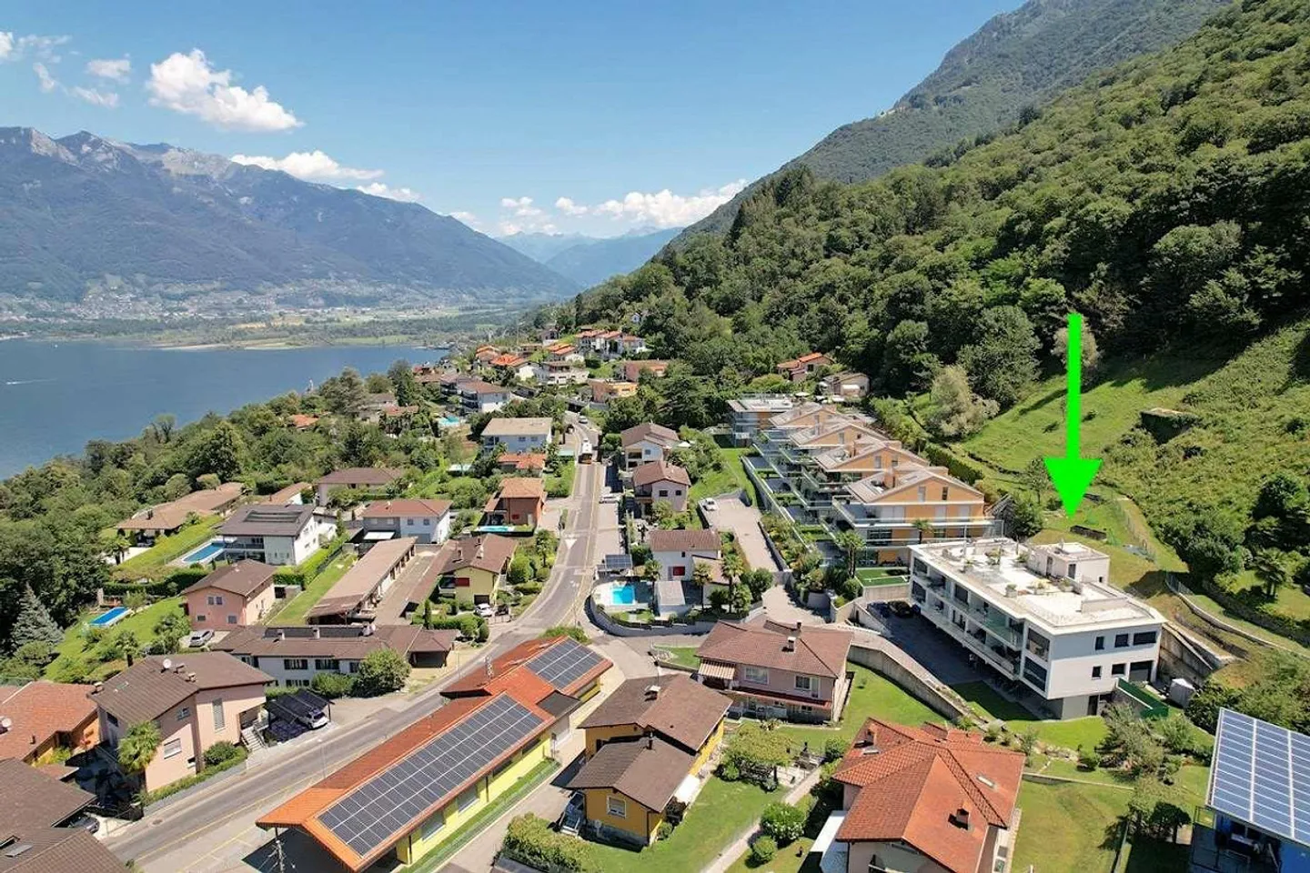 PIAZZOGNA - Recenti 3,5 con giardino e Vista Lago - Photo 12 of 13