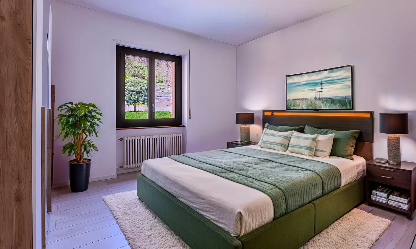 SPLENDID 3.5 ROOM APARTMENT IN CENTRAL LOCATION IN LUGANO - Photo 5 of 9