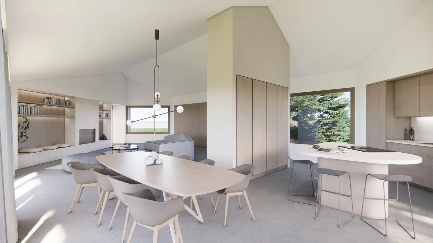 Villa avec 7,5 pièces à Commugny avec projet de rénovation et d'extension - Photo 3 sur 8