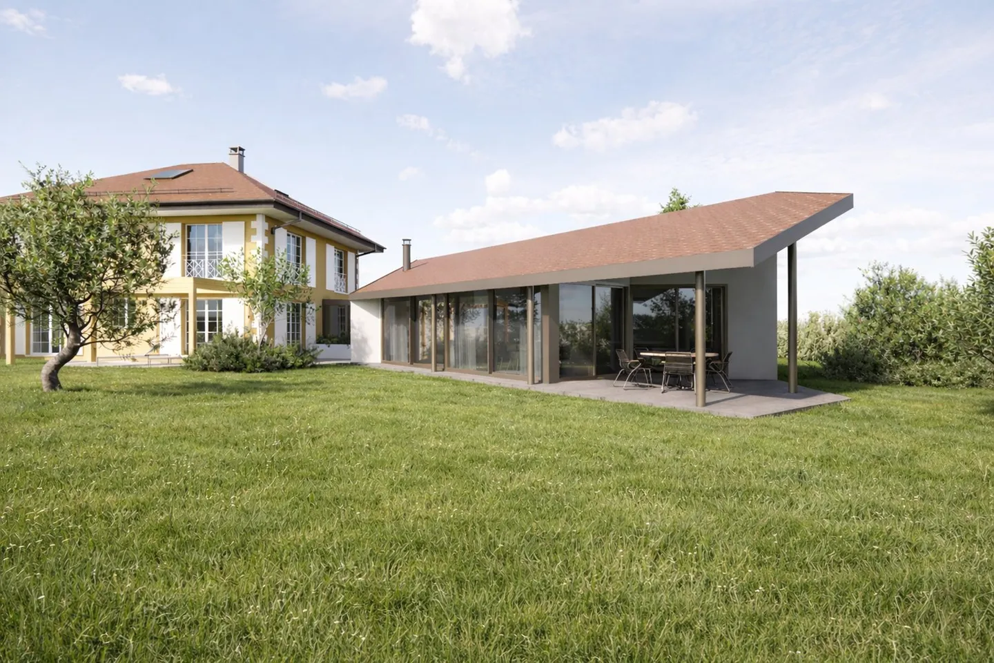 Villa avec 7,5 pièces à Commugny avec projet de rénovation et d'extension - Photo 5 sur 8