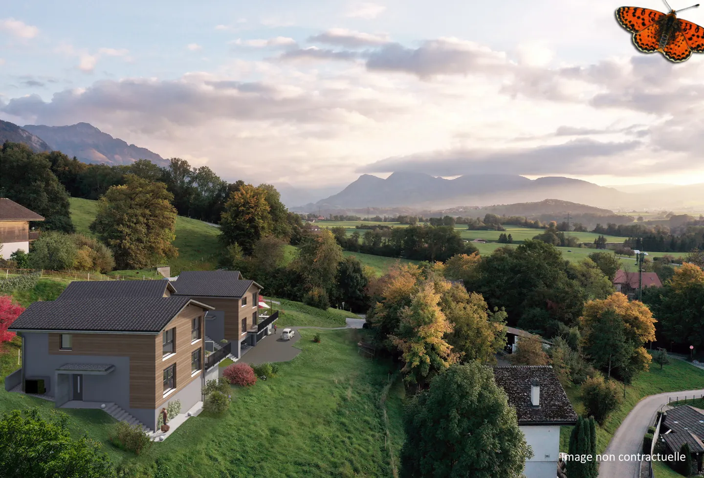 Ultima villa bifamiliare con vista mozzafiato sul lago e sulle montagne - Foto 13 di 15