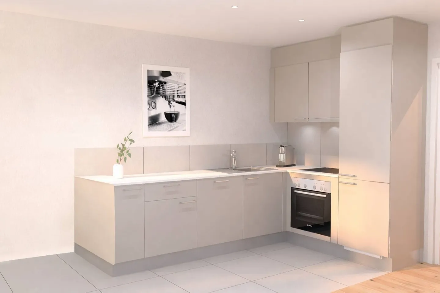 Nuovo appartamento di 2,5 stanze con balcone - Foto 4 di 12