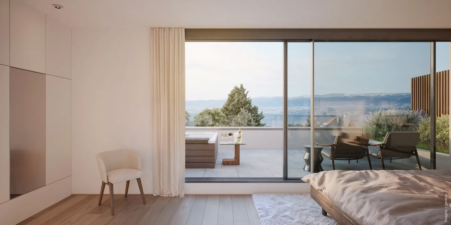 Villa ELISA - Eleganza, luce e vista sul Lago di Ginevra. - Foto 4 di 5