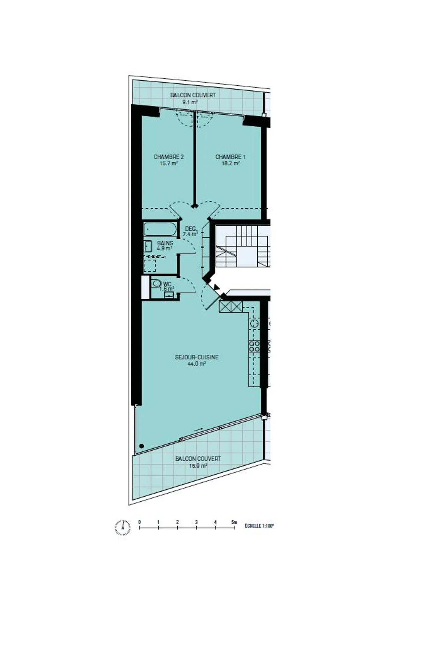 Nuova promozione: appartamento di 3,5 locali con balconi coperti - Foto 2 di 10
