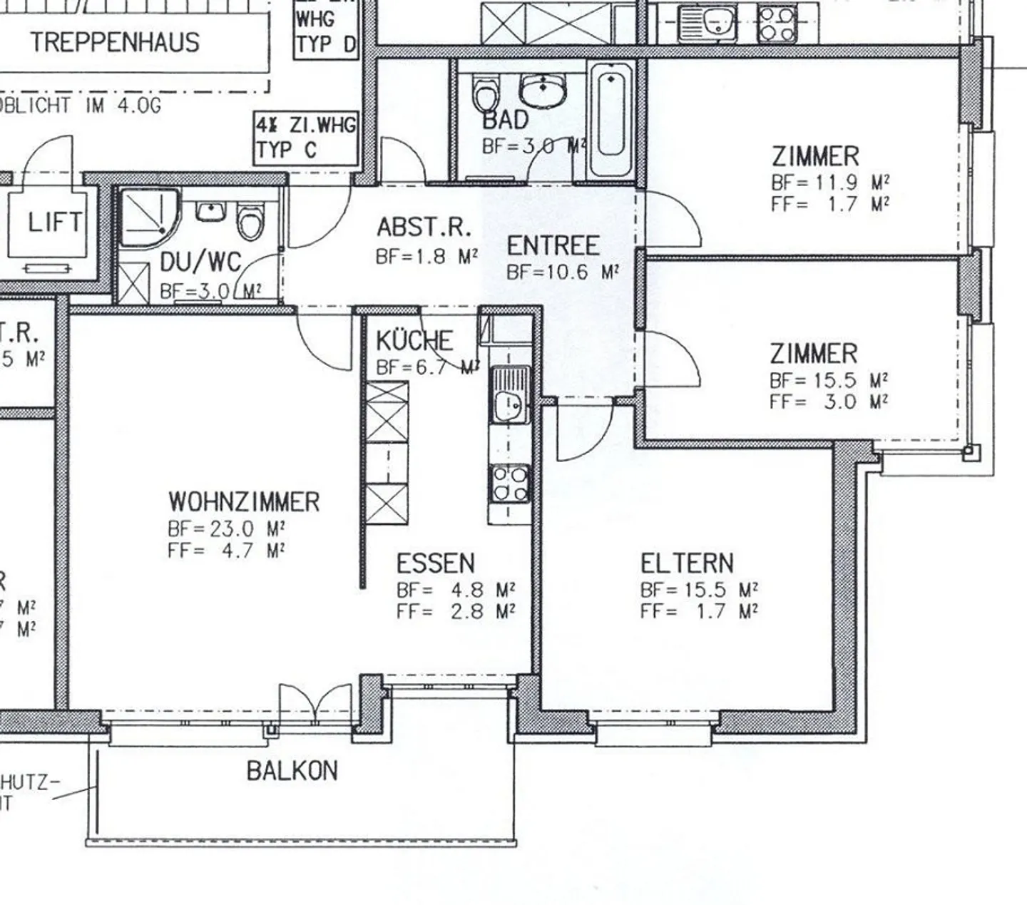 4 1/2-room apartment near the old town - Photo 11 of 11