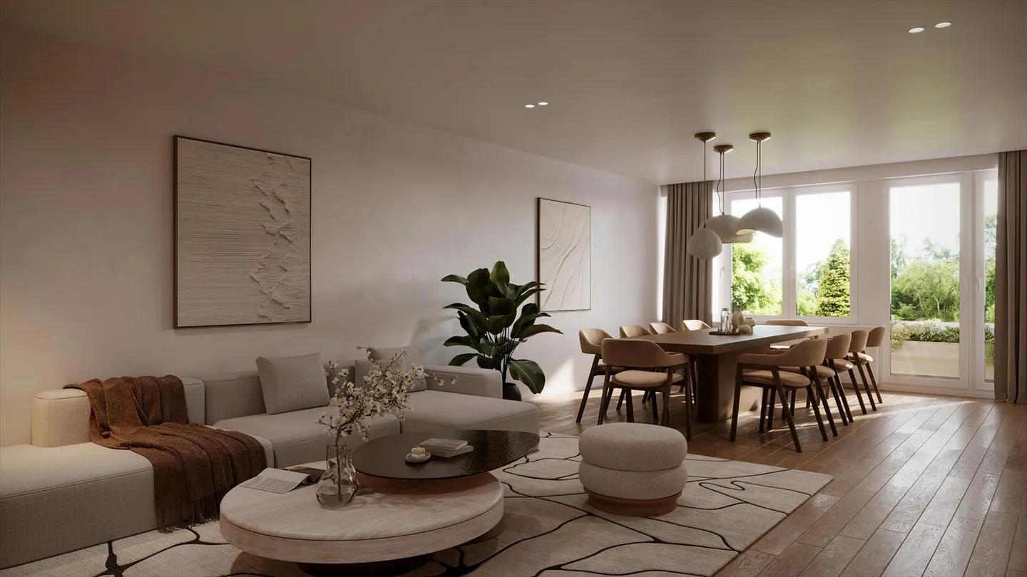 Magnifico appartamento ristrutturato di 5 locali a Malagnou - Foto 3 di 9