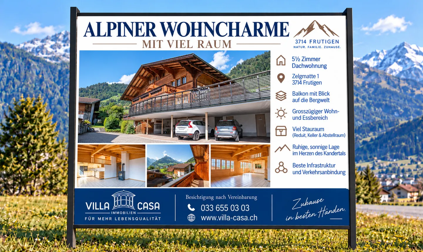 Appartement en attique alpin incluant un forfait de rénovation (optionnel) - Photo 1 sur 1