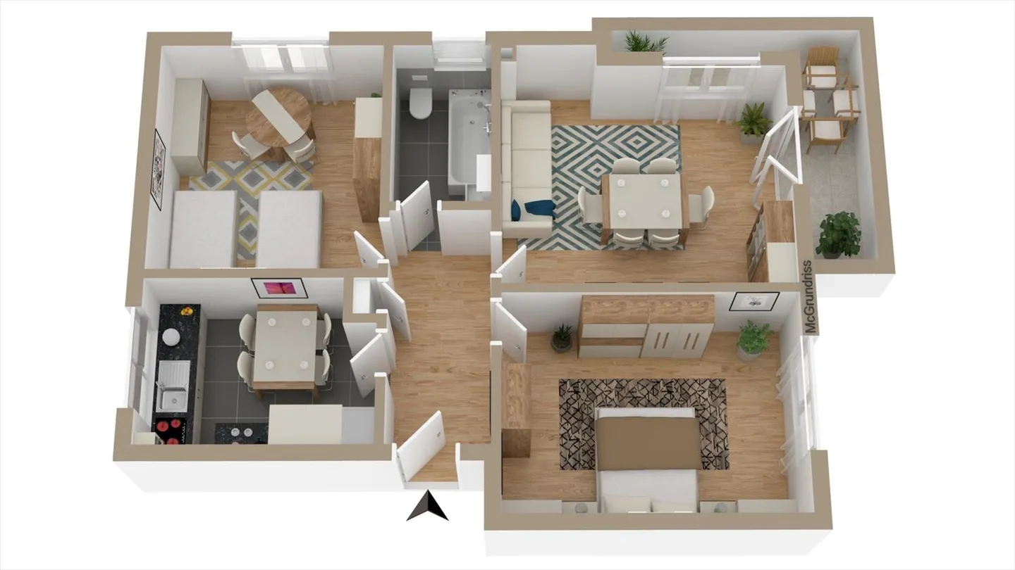 Apartment for rent - Photo 6 of 6