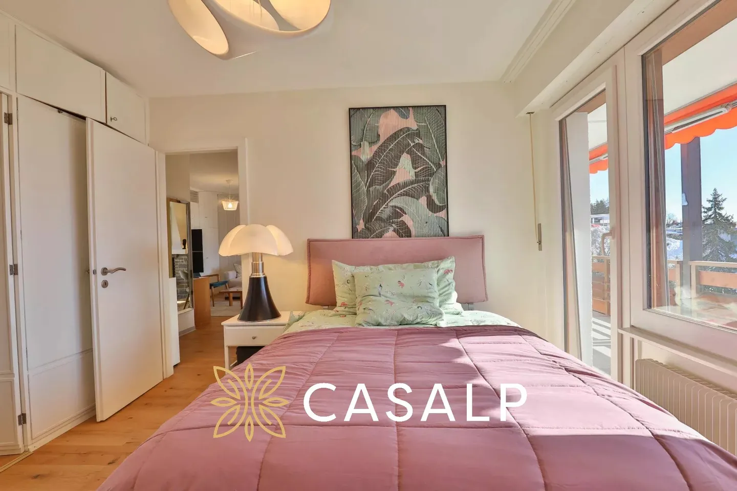 Superbo appartamento di 2.5 stanze con vista panoramica ? Ski-in / Ski-out a Crans - Foto 6 di 18