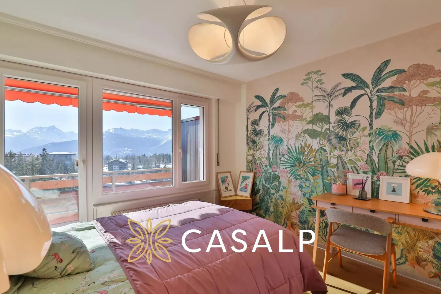 Superbo appartamento di 2.5 stanze con vista panoramica ? Ski-in / Ski-out a Crans - Foto 14 di 18