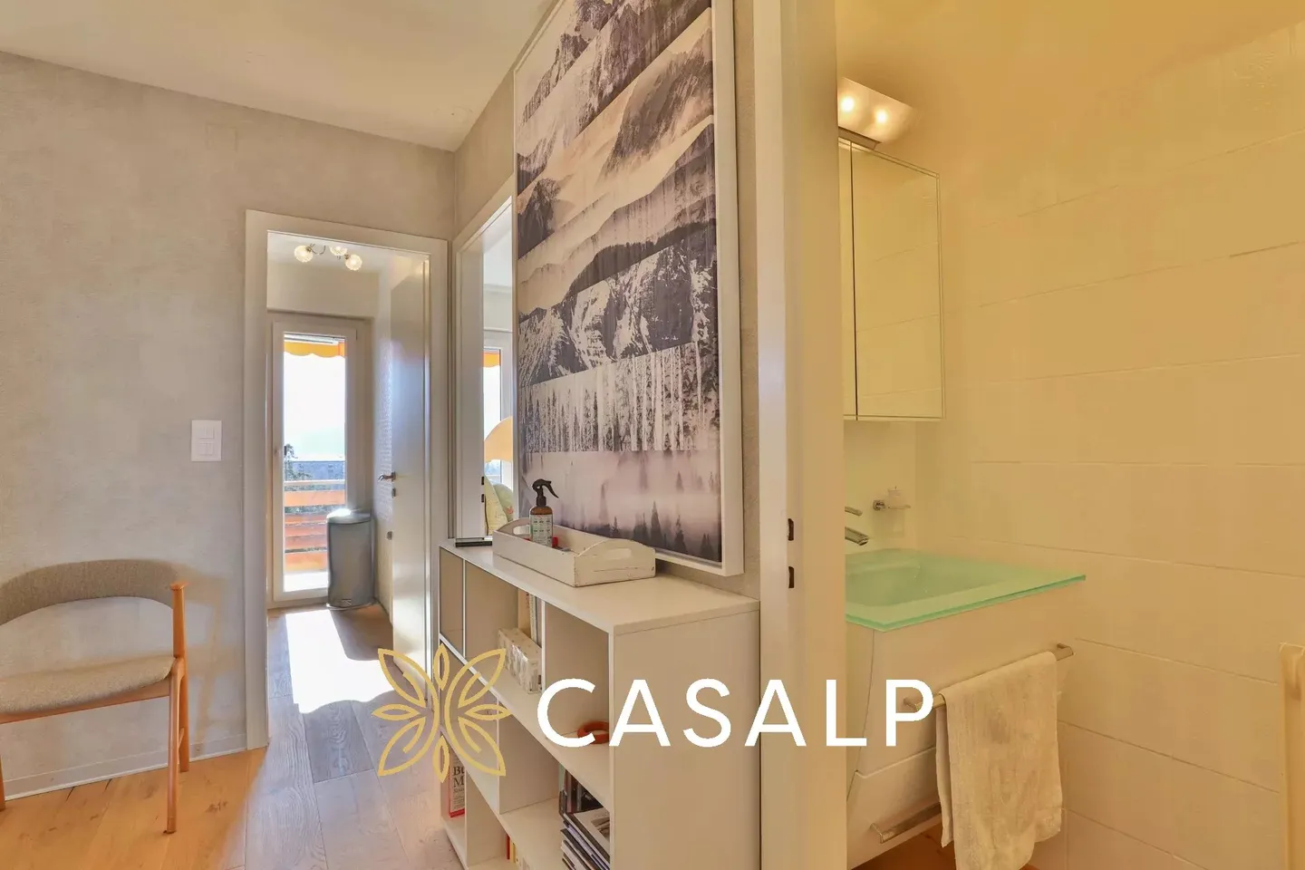 Superbo appartamento di 2.5 stanze con vista panoramica ? Ski-in / Ski-out a Crans - Foto 12 di 18