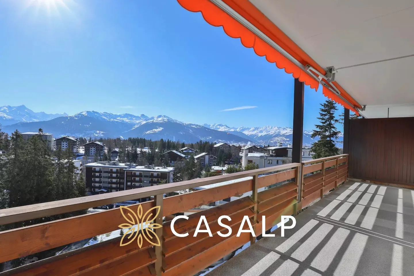 Superbo appartamento di 2.5 stanze con vista panoramica ? Ski-in / Ski-out a Crans - Foto 16 di 18