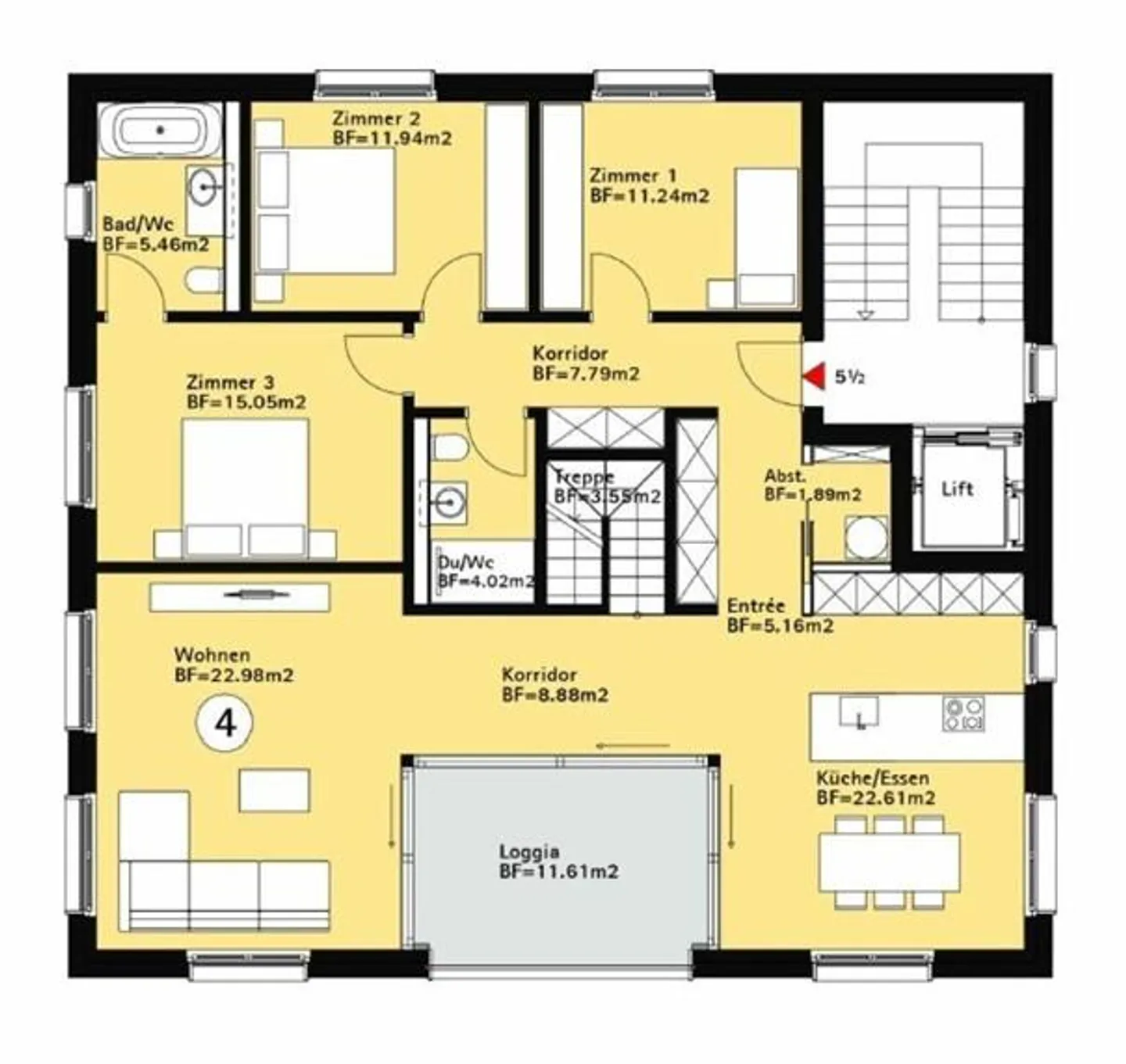 Appartement en maisonette de 5,5 pièces à Laax - Photo 18 sur 19