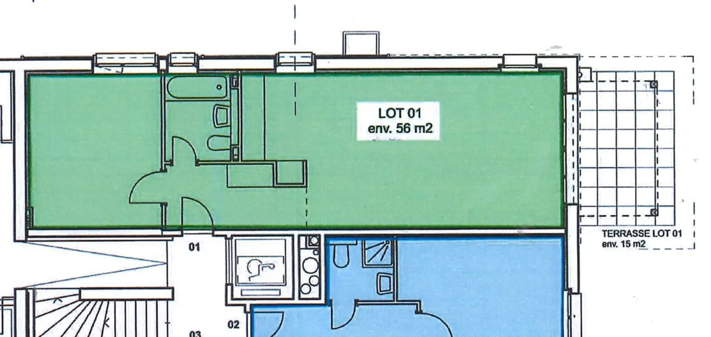 Apartment PPE with 2.5 rooms and terrace, 1 covered + 1 outdoor parking space additionally - Photo 16 of 16