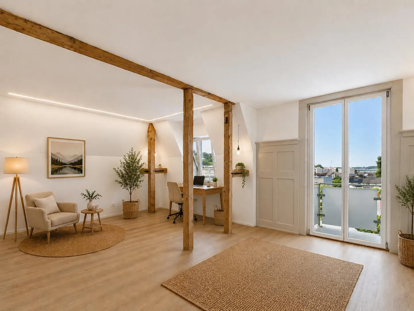 Maisonette moderna ristrutturata di 4,5 stanze con balcone a Rheineck - Foto 20 di 23