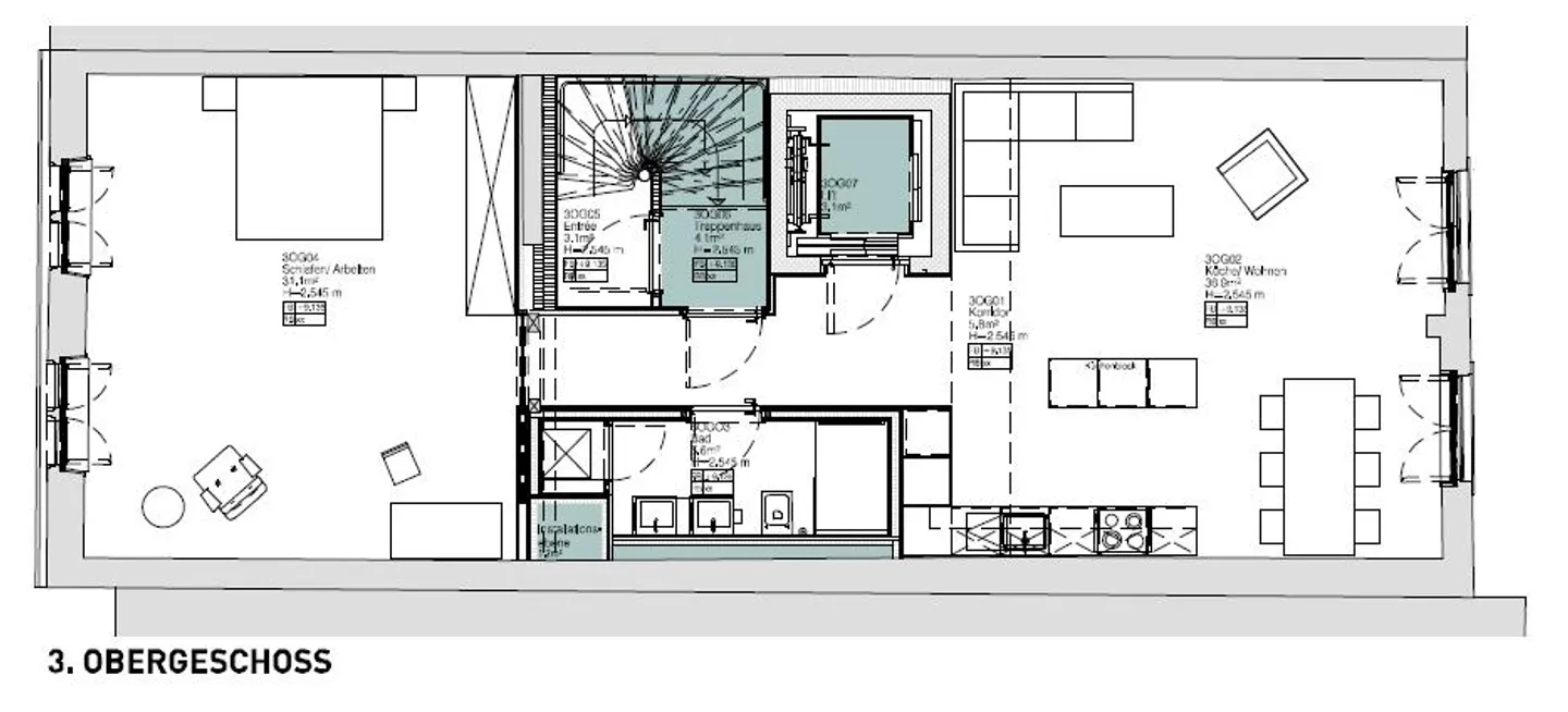 Appartement moderne dans la vieille ville - Photo 7 sur 7