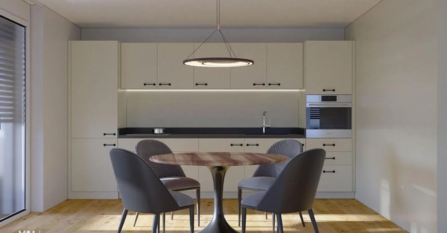Appartement attrayant de 3,5 pièces dans les combles - Vivre avec vue - Photo 4 sur 9