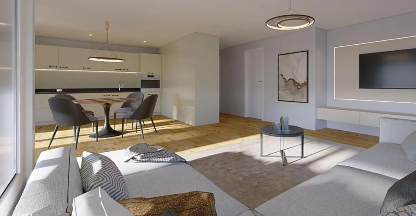 Appartement attrayant de 3,5 pièces dans les combles - Vivre avec vue - Photo 5 sur 9