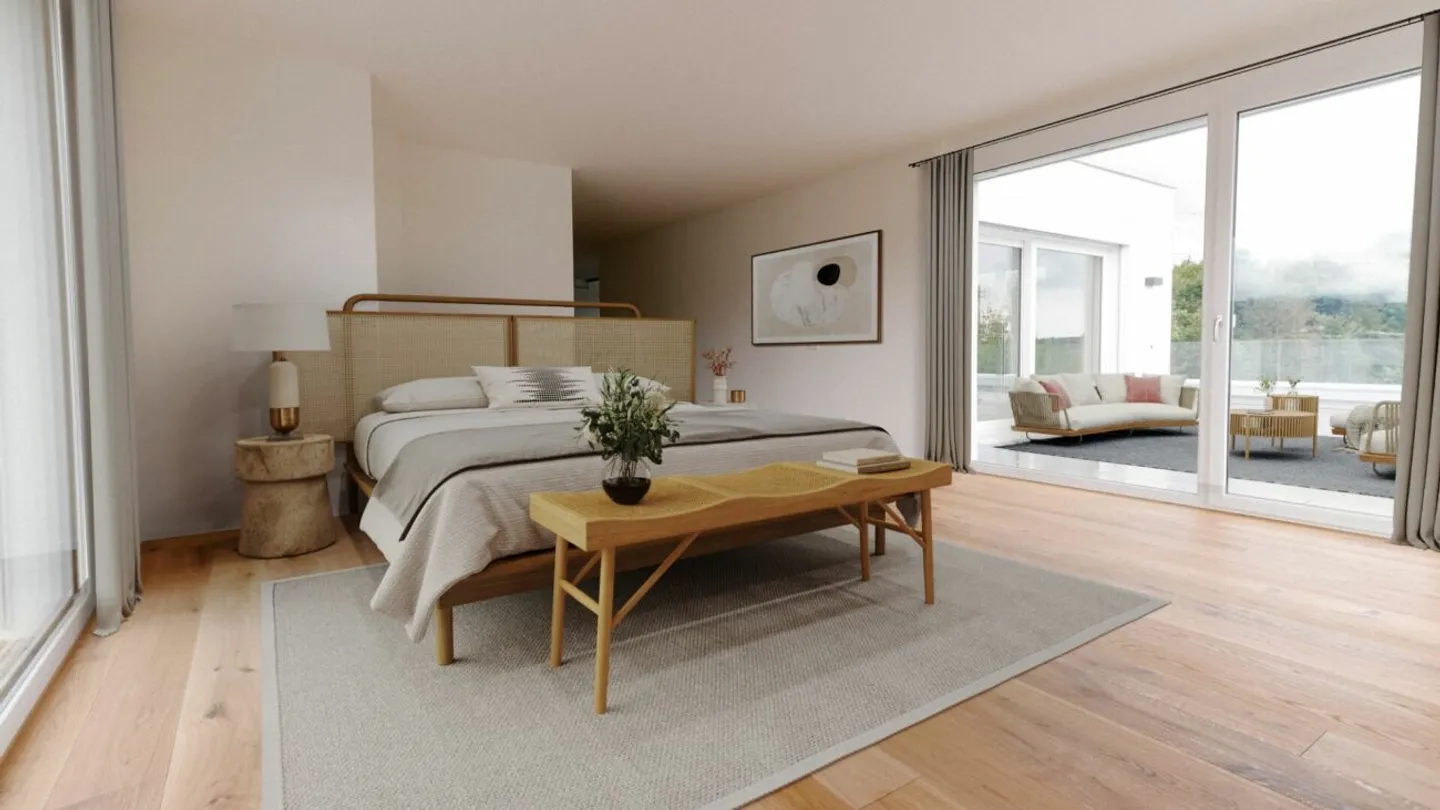 Appartement en attique avec vue dégagée - Photo 6 sur 13