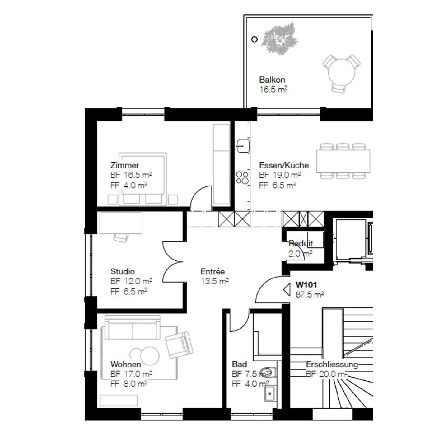 Appartamento nuovo di 3 stanze in affitto a Effretikon - Zürich HB in 16 minuti - Foto 11 di 12