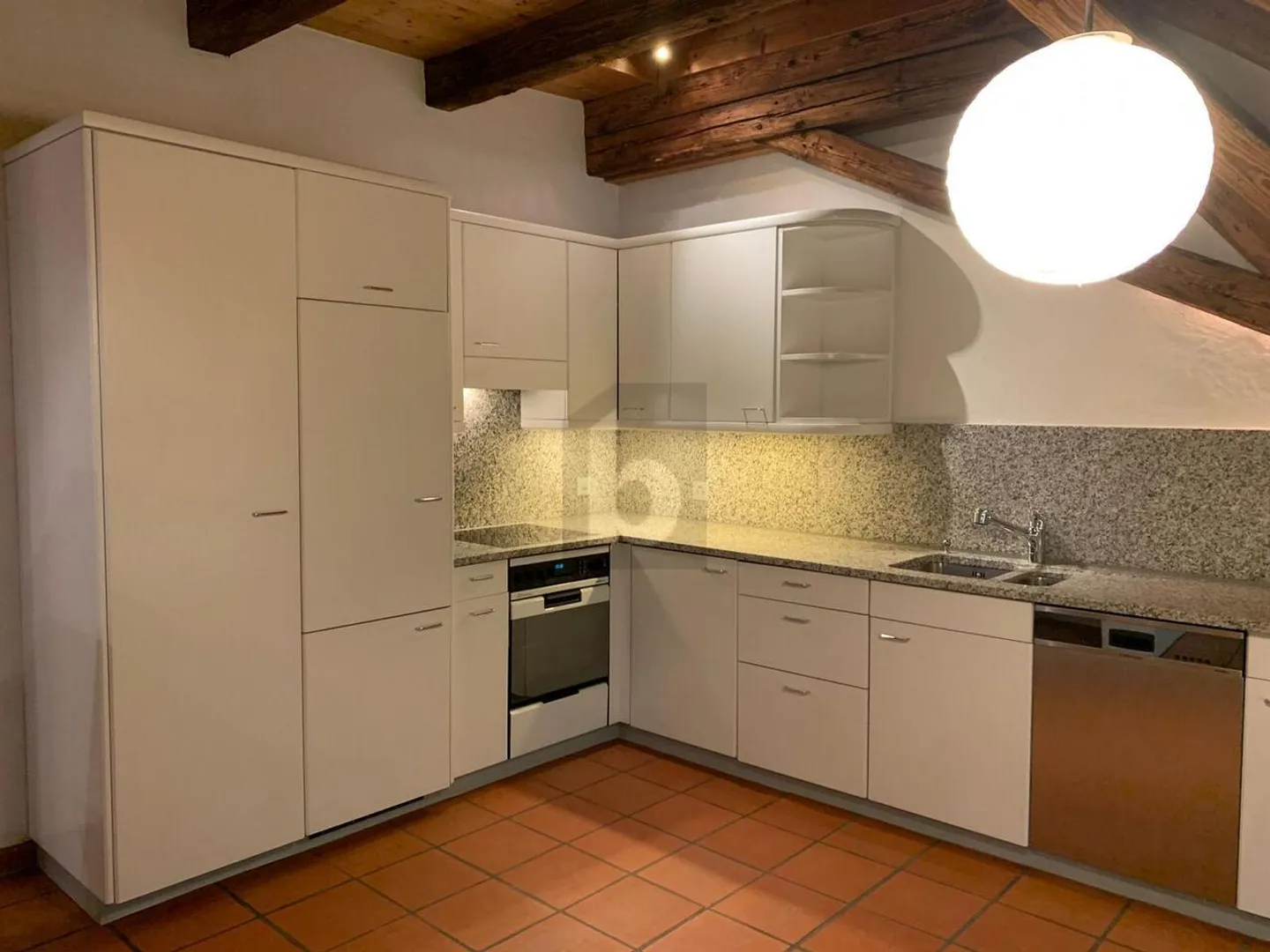 WITH VIEW BEAMS AND TILED STOVE! - Photo 3 of 6