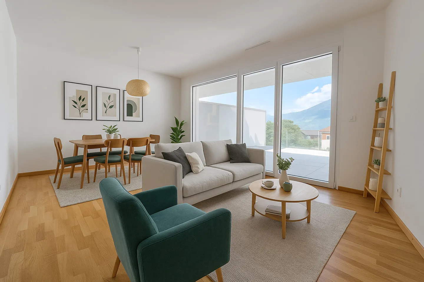 APPARTEMENT DE 3.5 PIÈCES AVEC TERRASSE - Photo 3 sur 10