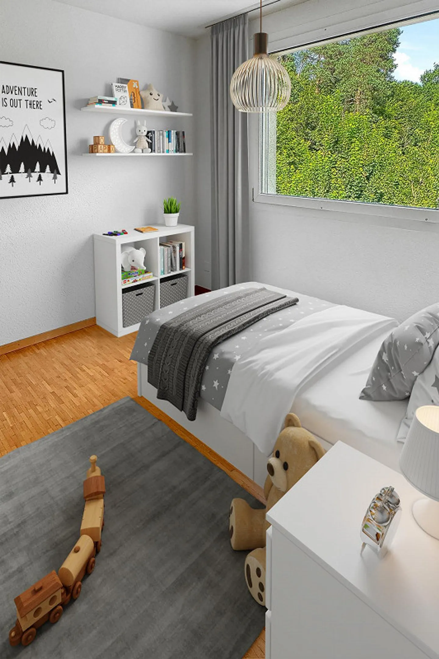 Wunderschöne 4,5-Zimmer-Wohnung in Granges-Paccot! - Foto 3 von 8