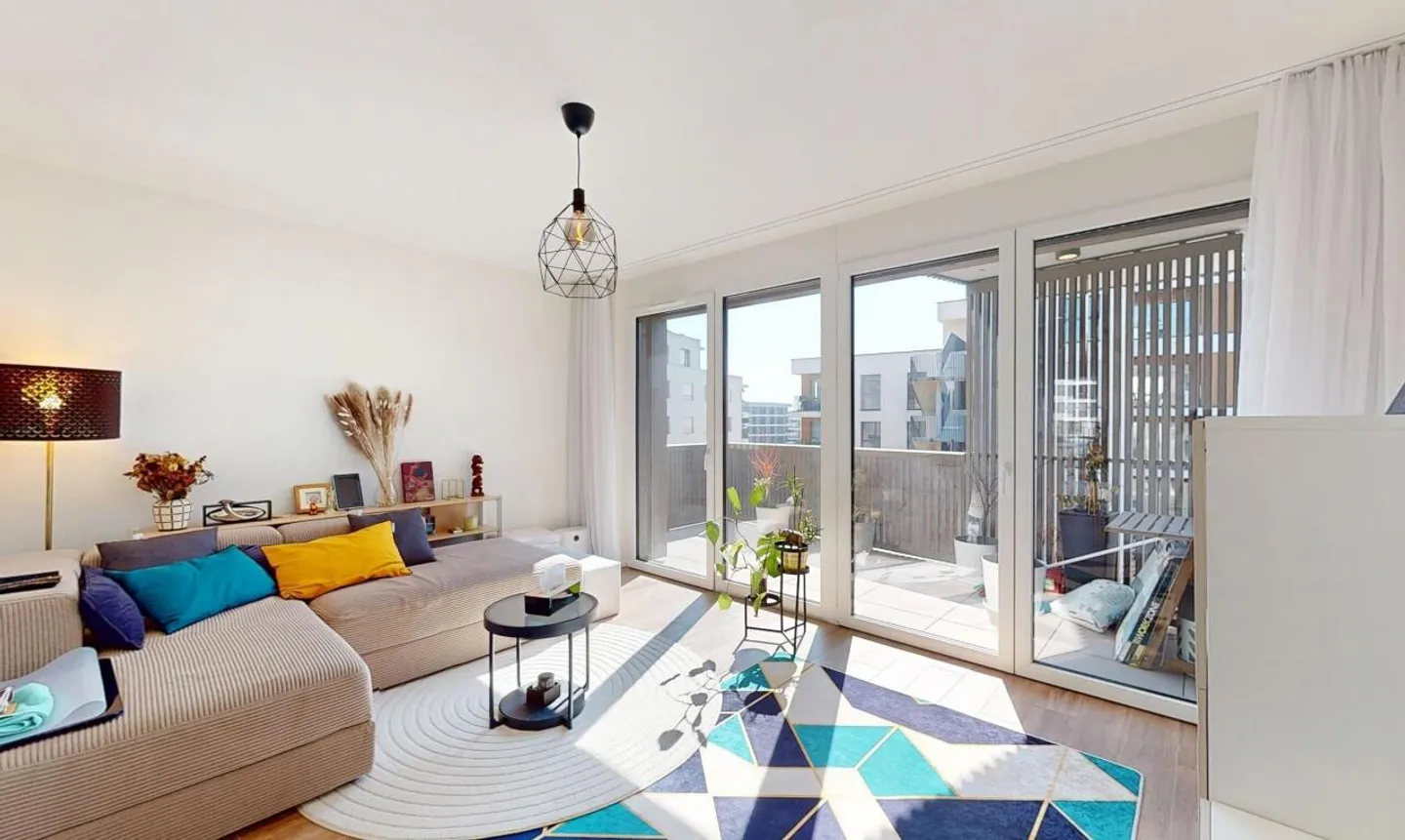 Very bright 3.5 room duplex in a Minergie-ECO building - Photo 1 of 13