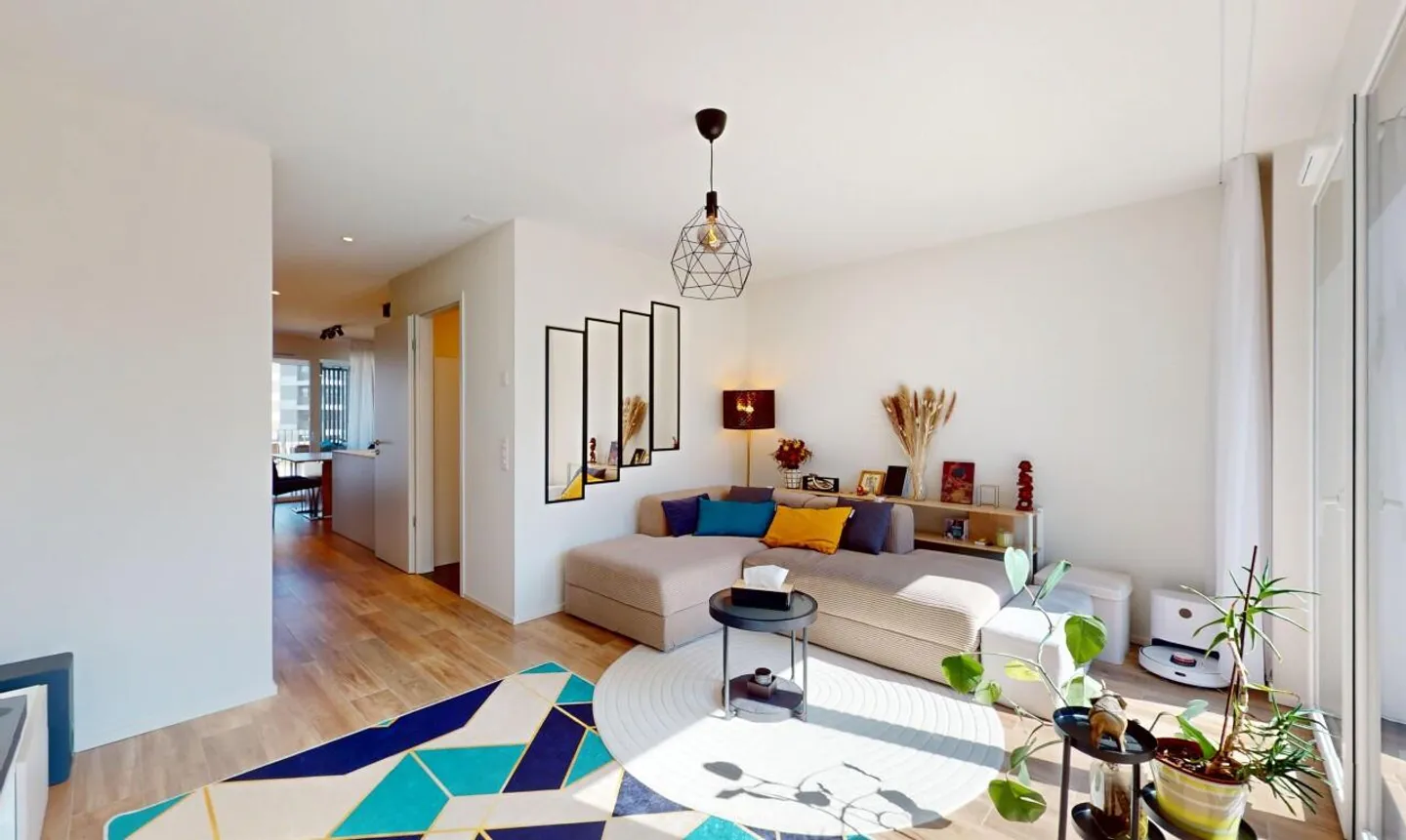 Very bright 3.5 room duplex in a Minergie-ECO building - Photo 2 of 13