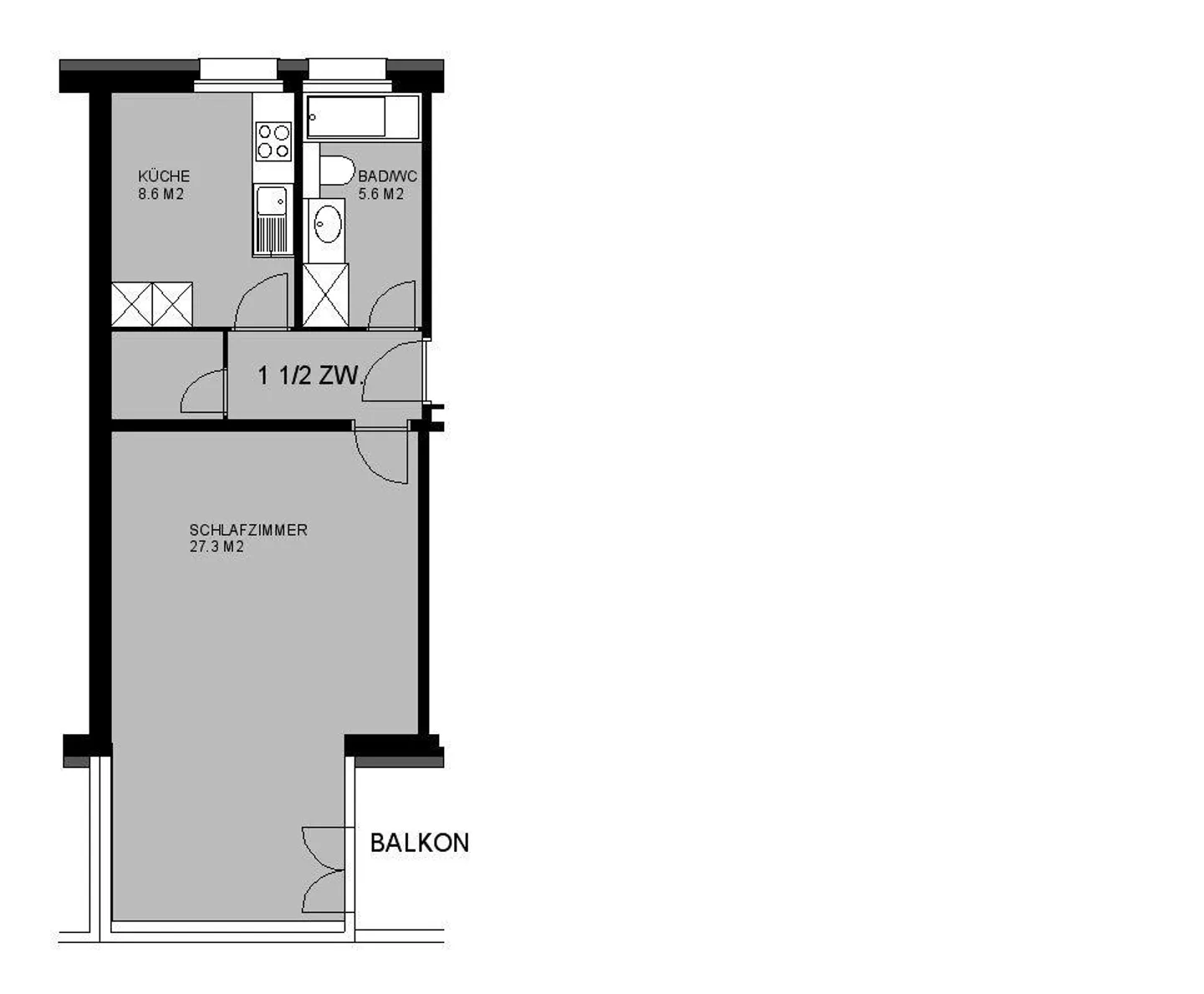 Appartement 1 pièce au rez-de-chaussée situé au centre - Photo 6 sur 6