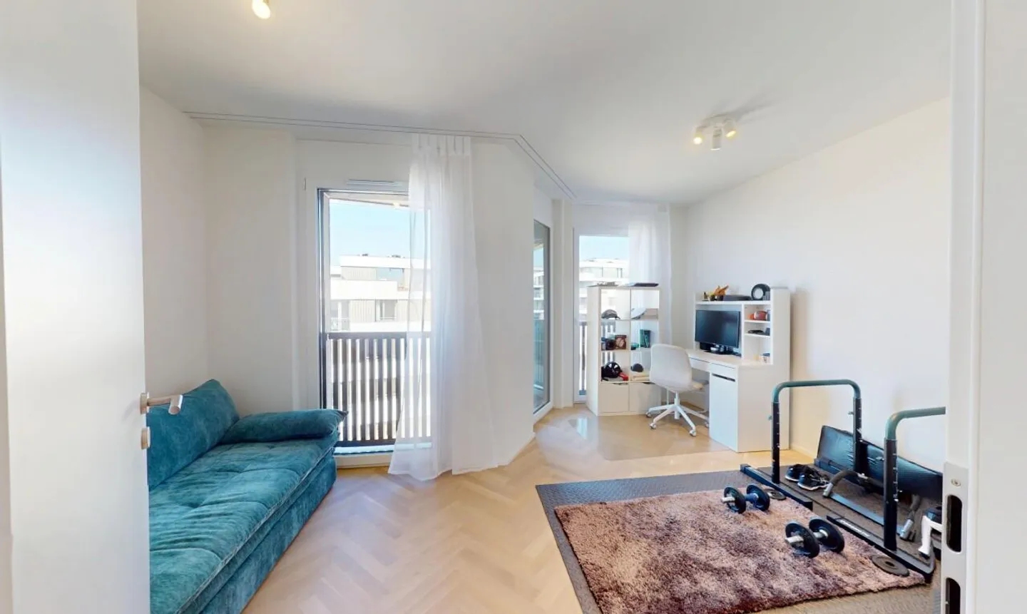 Very bright 3.5 room duplex in a Minergie-ECO building - Photo 9 of 13