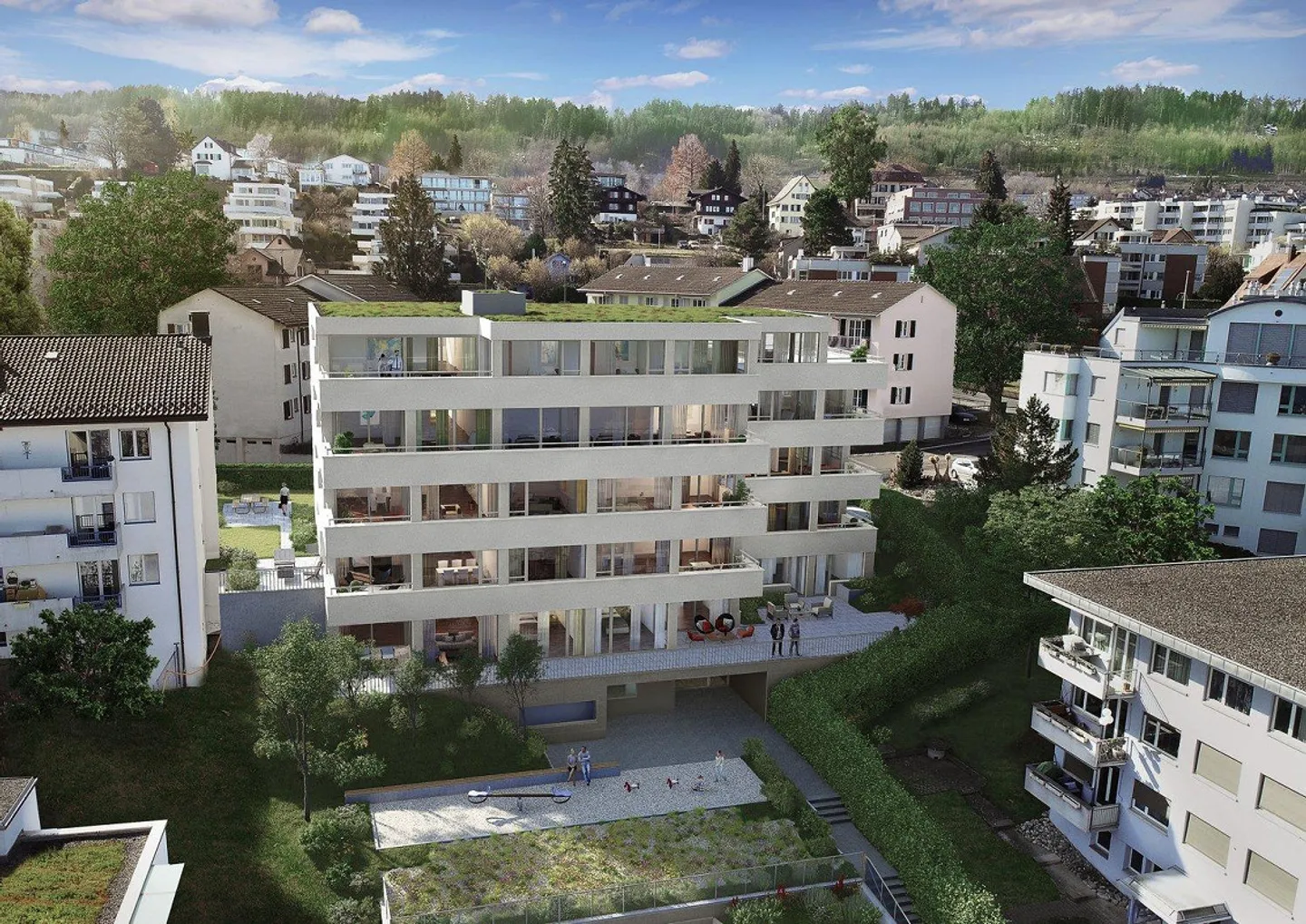Moderno appartamento di 2,5 stanze con vista lago - Foto 1 di 3