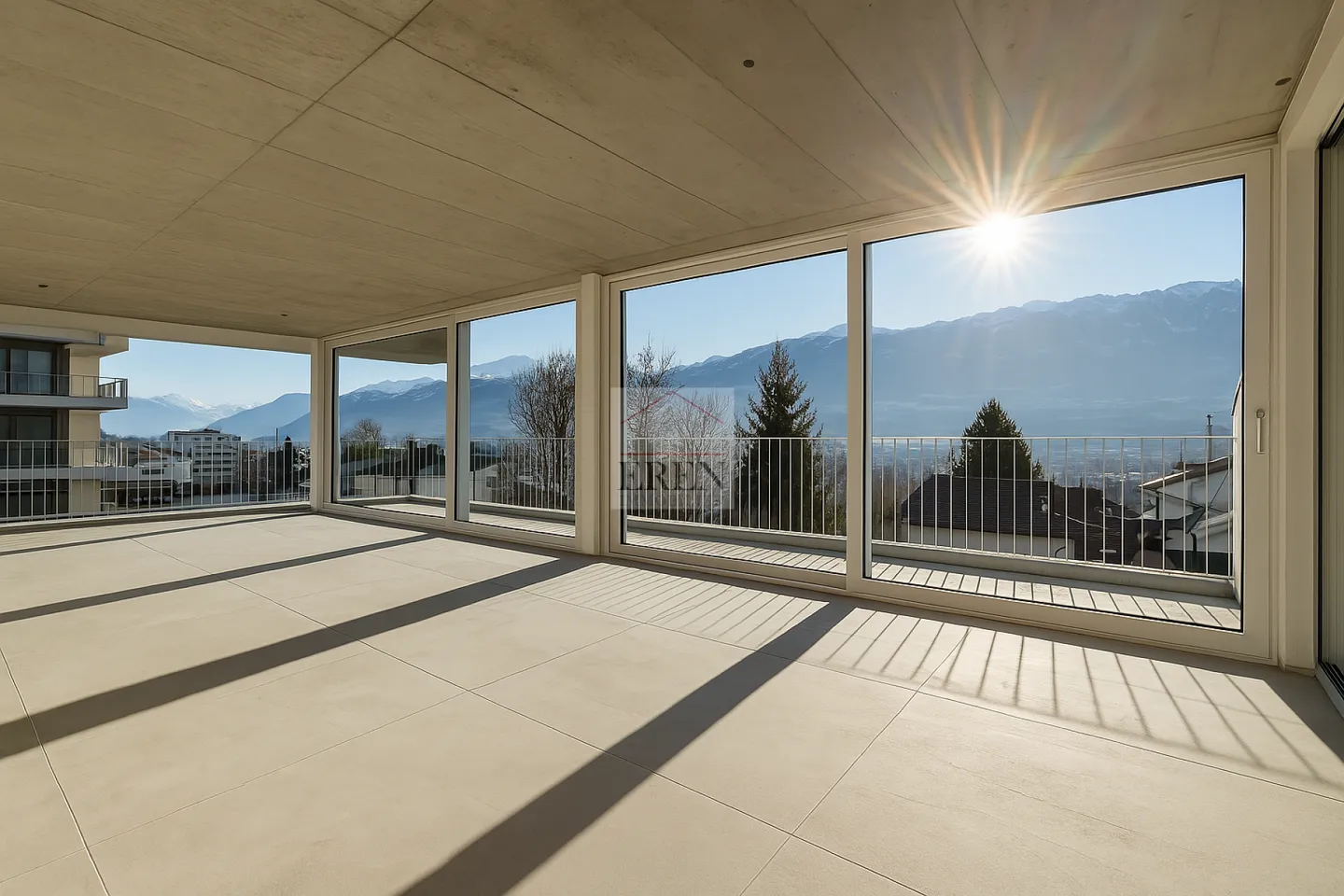Wunderschöne 4,5 Attikawohnung neu mit Panoramablick und 55 m2 Terrasse nach Südosten - Foto 1 von 20