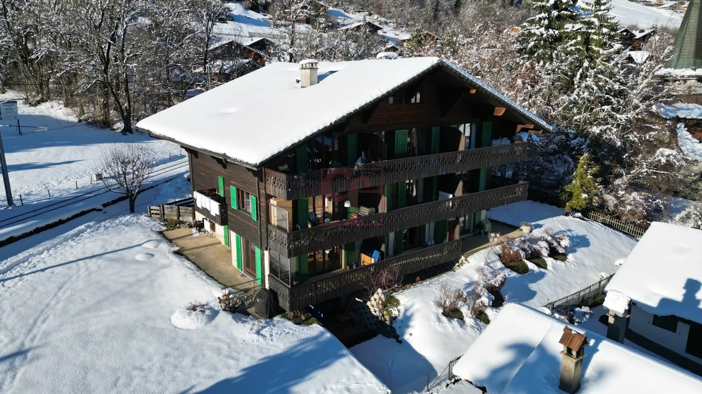 Château-d'Oex - Appartement dans une petite PPE proche du village - Photo 1 sur 13