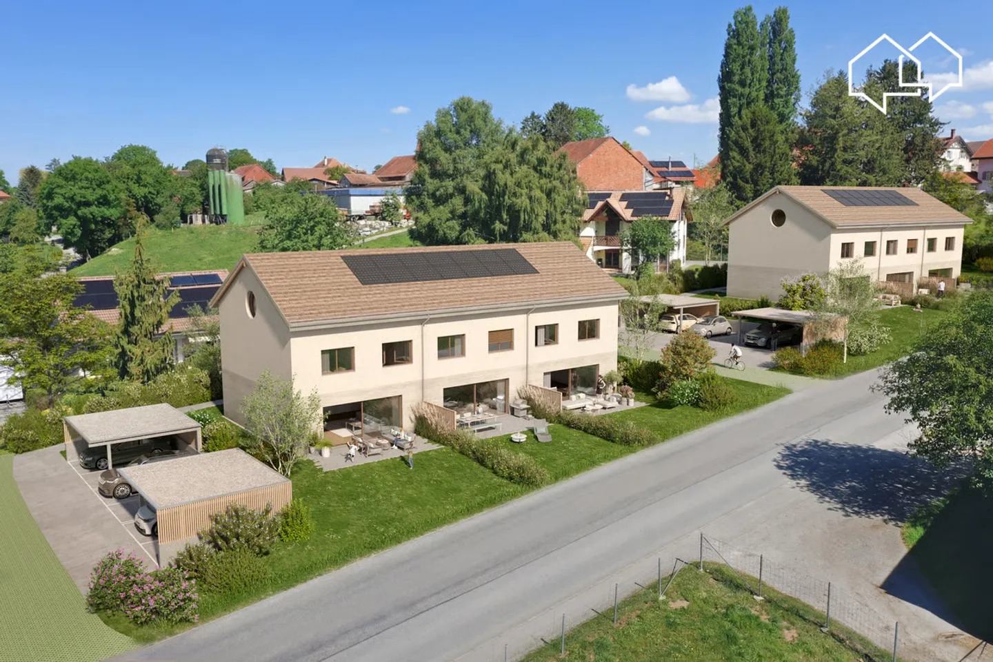 Le domaine Clos des Jordils - Nouvelle villa de 5,5 pièces - Lot B2 - Photo 2 sur 8