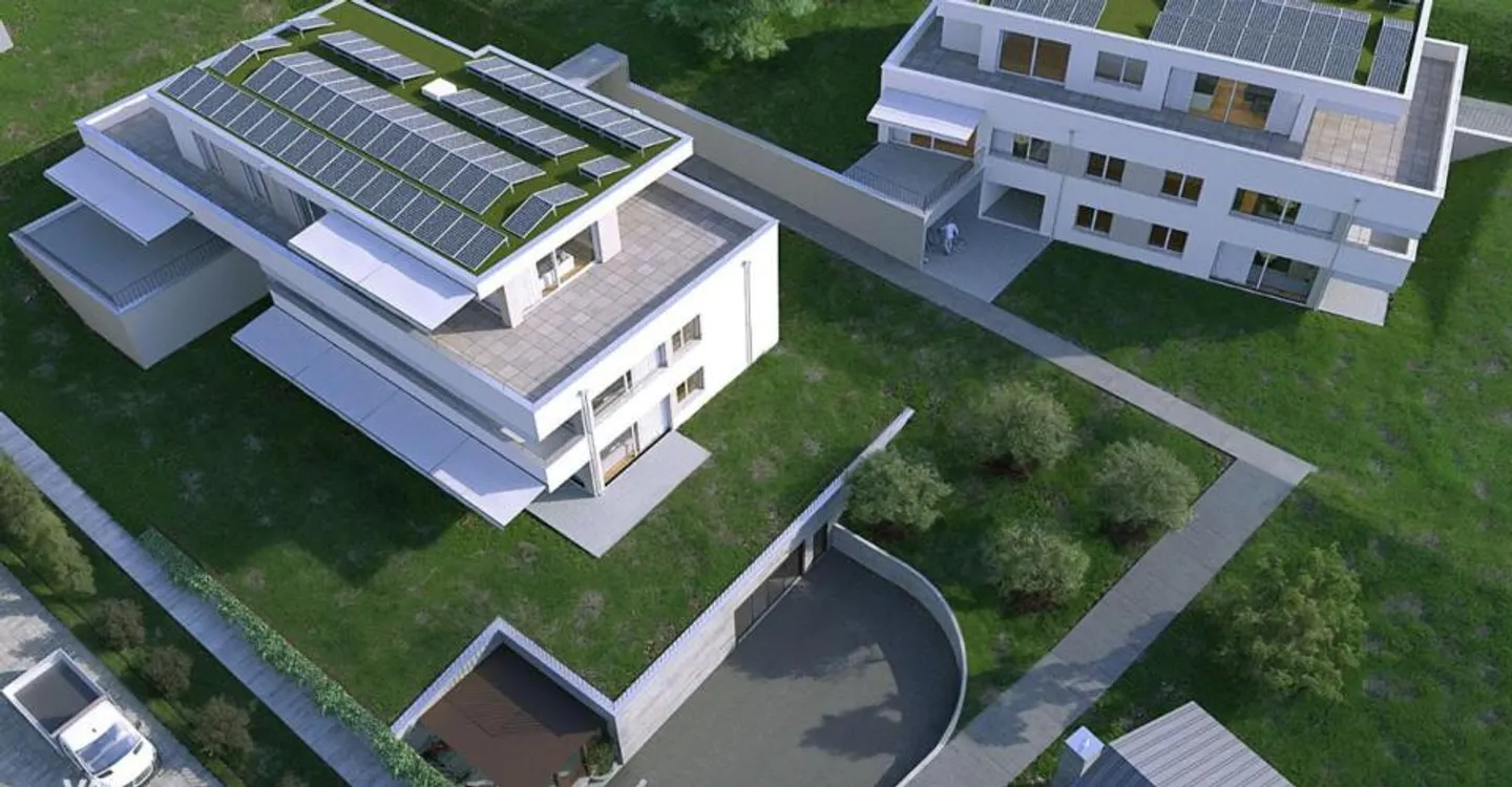 Living above the rooftops of Brig-Glis: Spacious 141 m2 penthouse with style - Photo 2 of 8