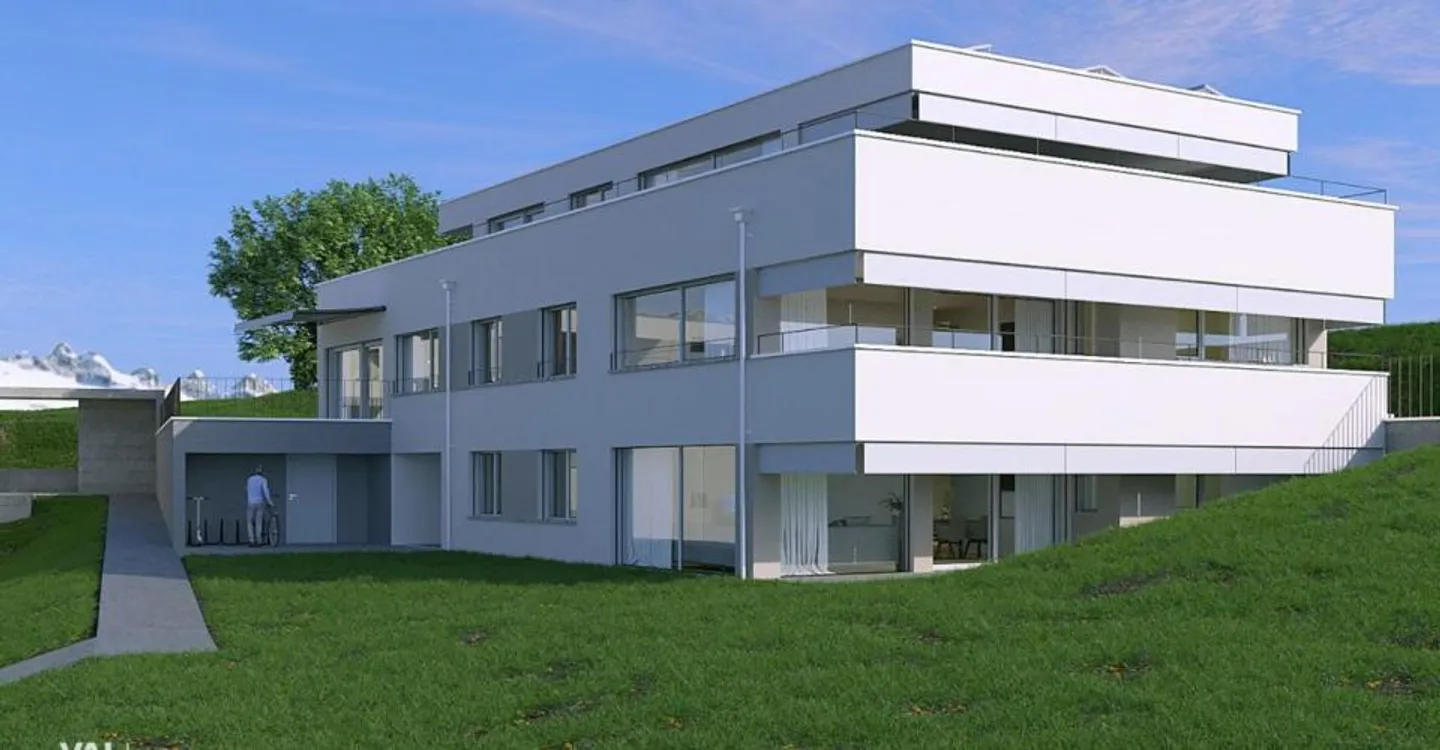 Living above the rooftops of Brig-Glis: Spacious 141 m2 penthouse with style - Photo 3 of 8
