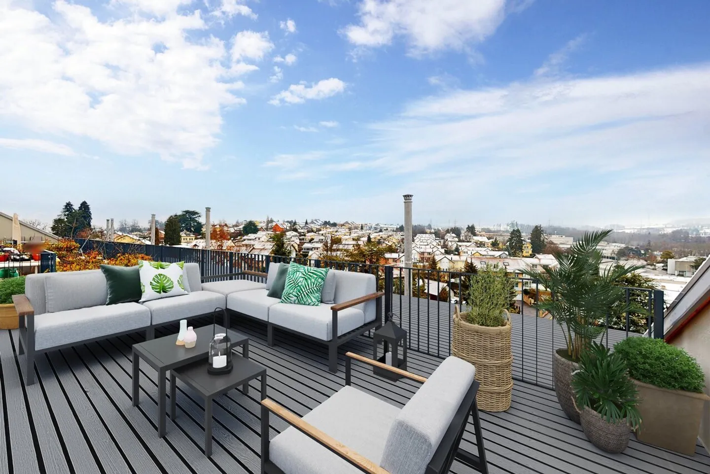 Modern Apartment with Terrace - Photo 1 of 4