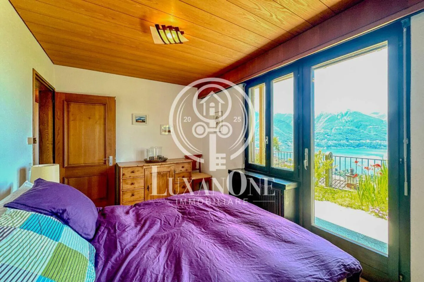 Le charme du Tessin rencontre le panorama - 4,5 pièces avec vue sur le lac à 180° - Photo 13 sur 17