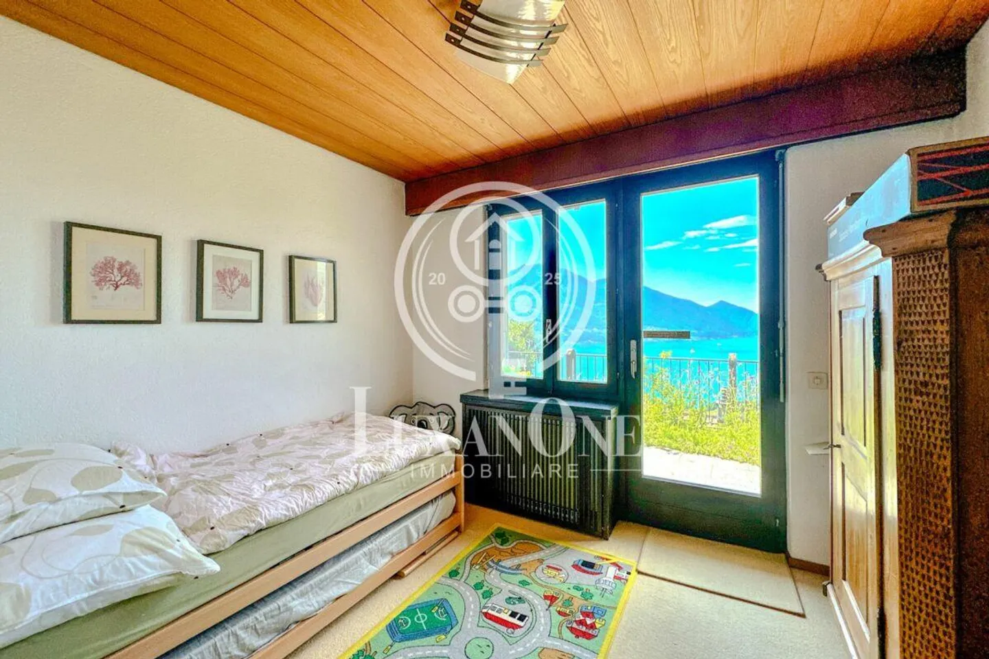 Le charme du Tessin rencontre le panorama - 4,5 pièces avec vue sur le lac à 180° - Photo 14 sur 17