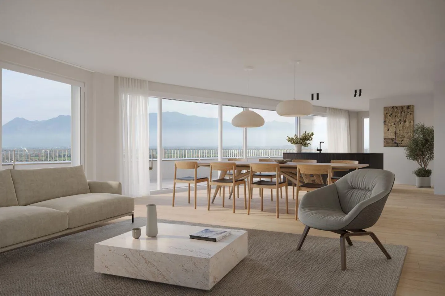 Moderne Wohnungen mit atemberaubendem Blick - Foto 3 von 5