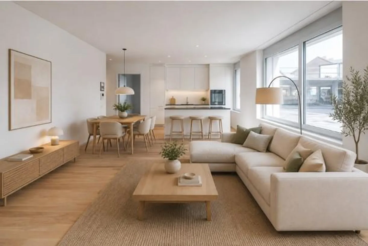 Appartement de 4,5 pièces à Worben - Photo 1 sur 9
