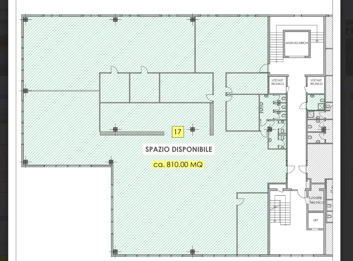 Mietbare gewerbliche Open-Space-Fläche in Manno - Foto 2 von 2
