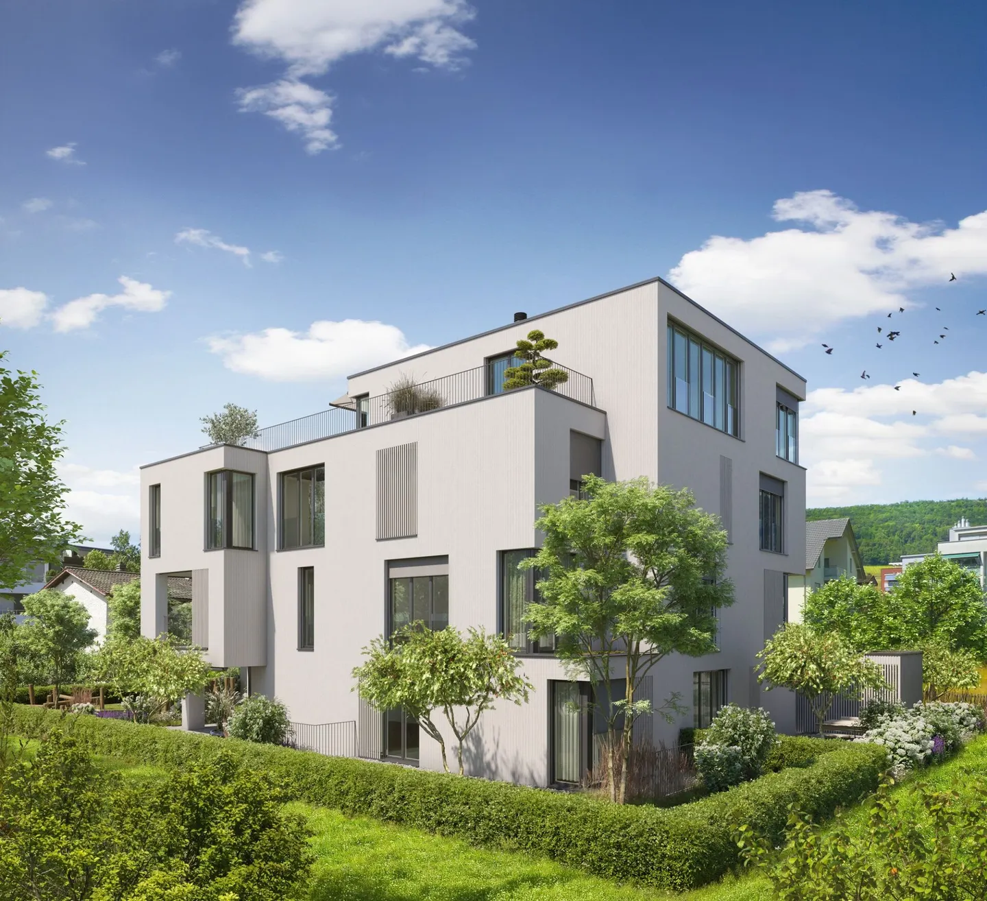 Exclusive New Construction Project "FOUR" | Representative Penthouse Apartment - Photo 4 of 5