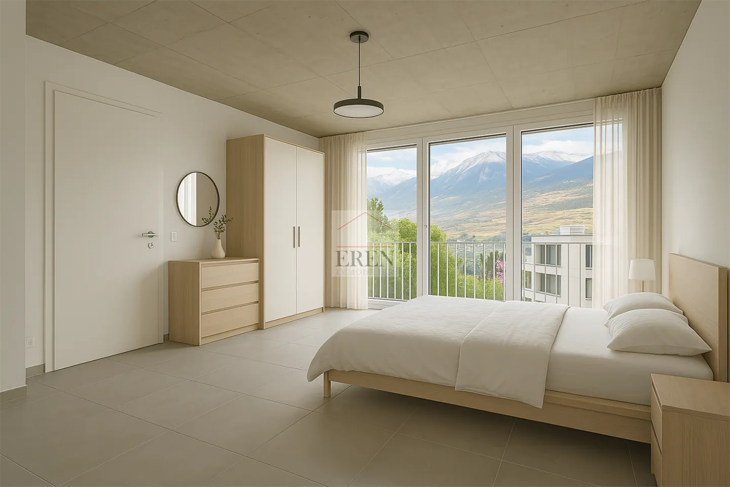 Superbe attique 4 pièces avec façades vitrées et grand balcon-terrasse panoramique de 45 m2 - Photo 6 sur 13